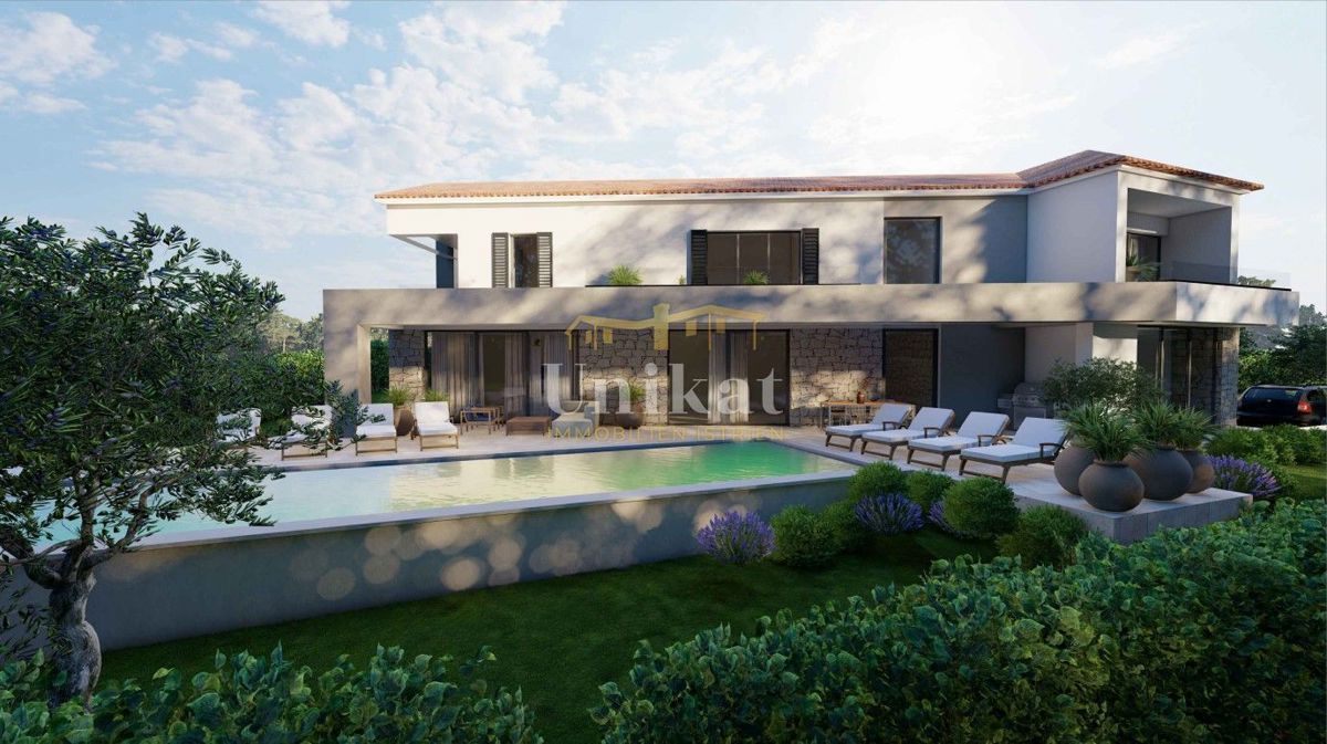 Villa moderna in una posizione unica, vista mare